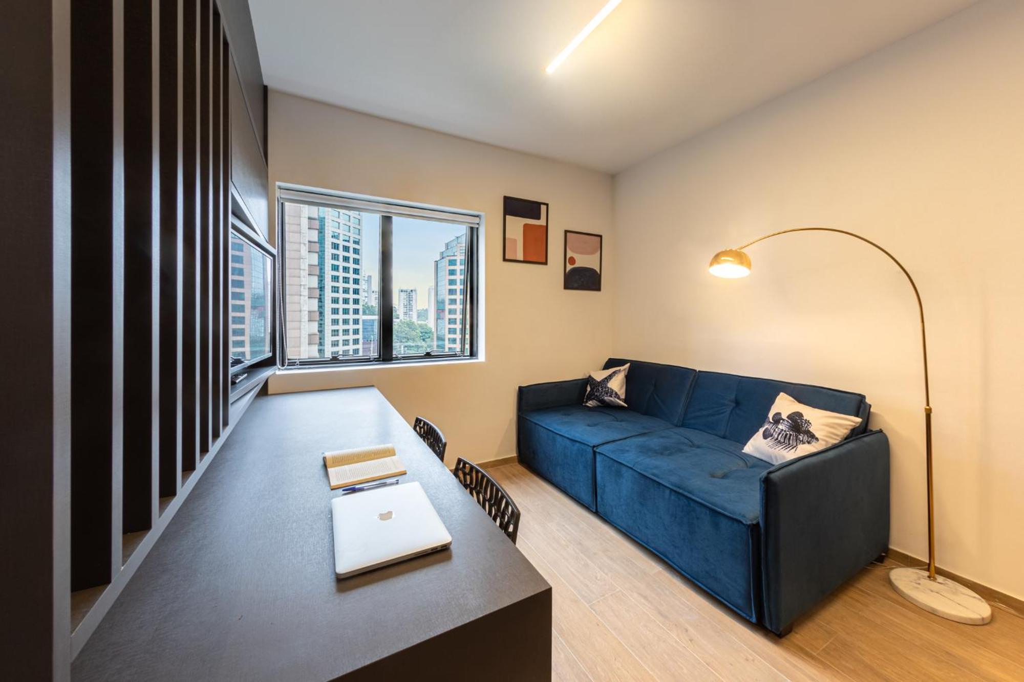 Apartamento Easy Star - Flat Gracioso Ao Lado Da Berrini - Pa01h *