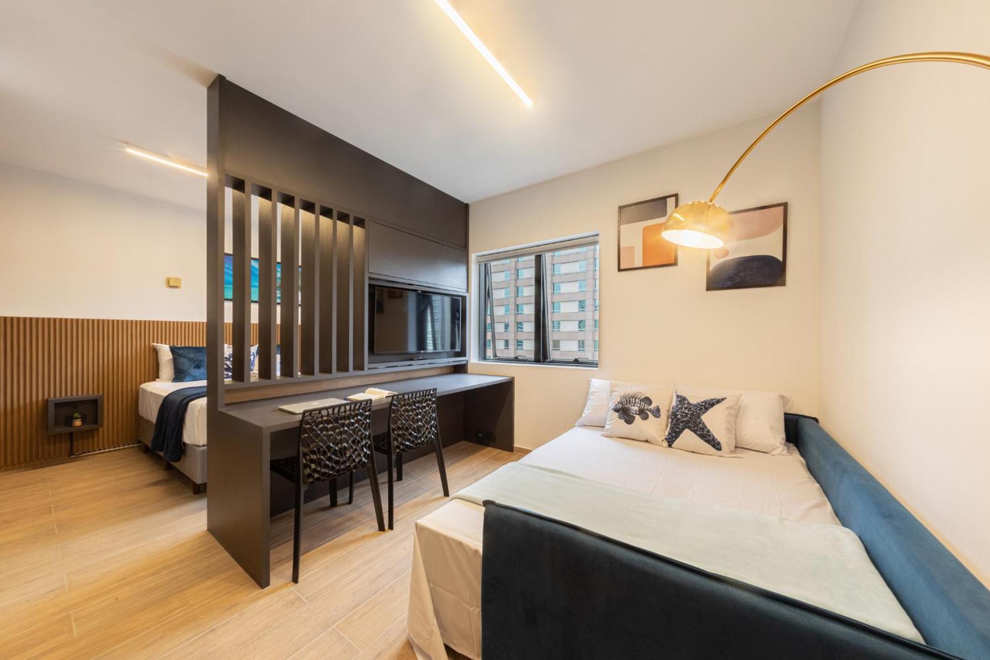 Apartamento Easy Star - Flat Gracioso Ao Lado Da Berrini - Pa01h *