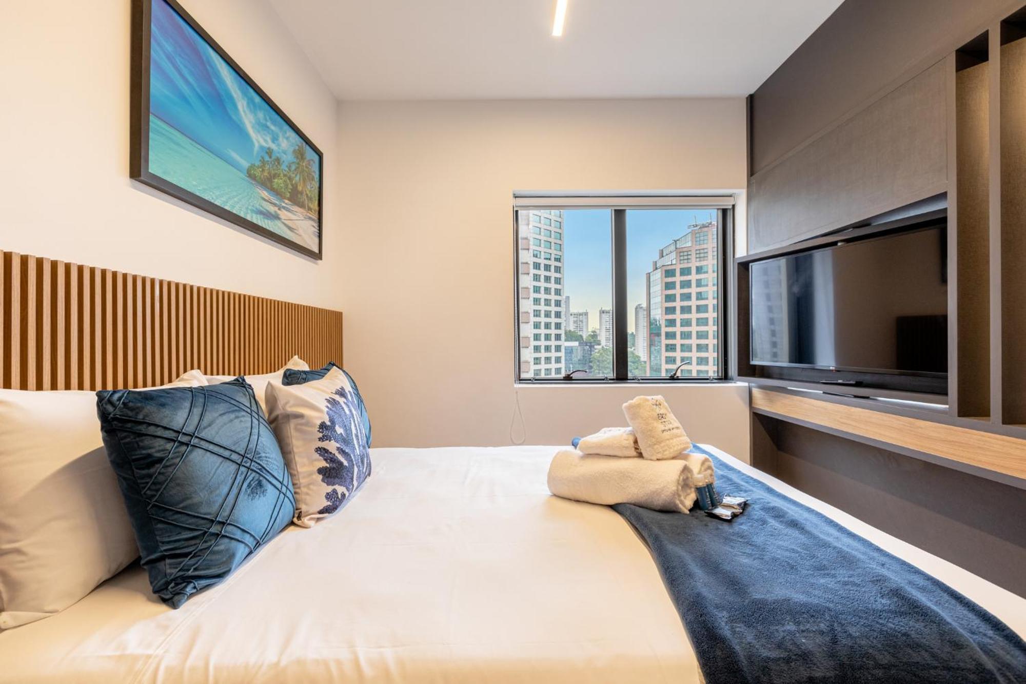 Apartamento Easy Star - Flat Gracioso Ao Lado Da Berrini - Pa01h *