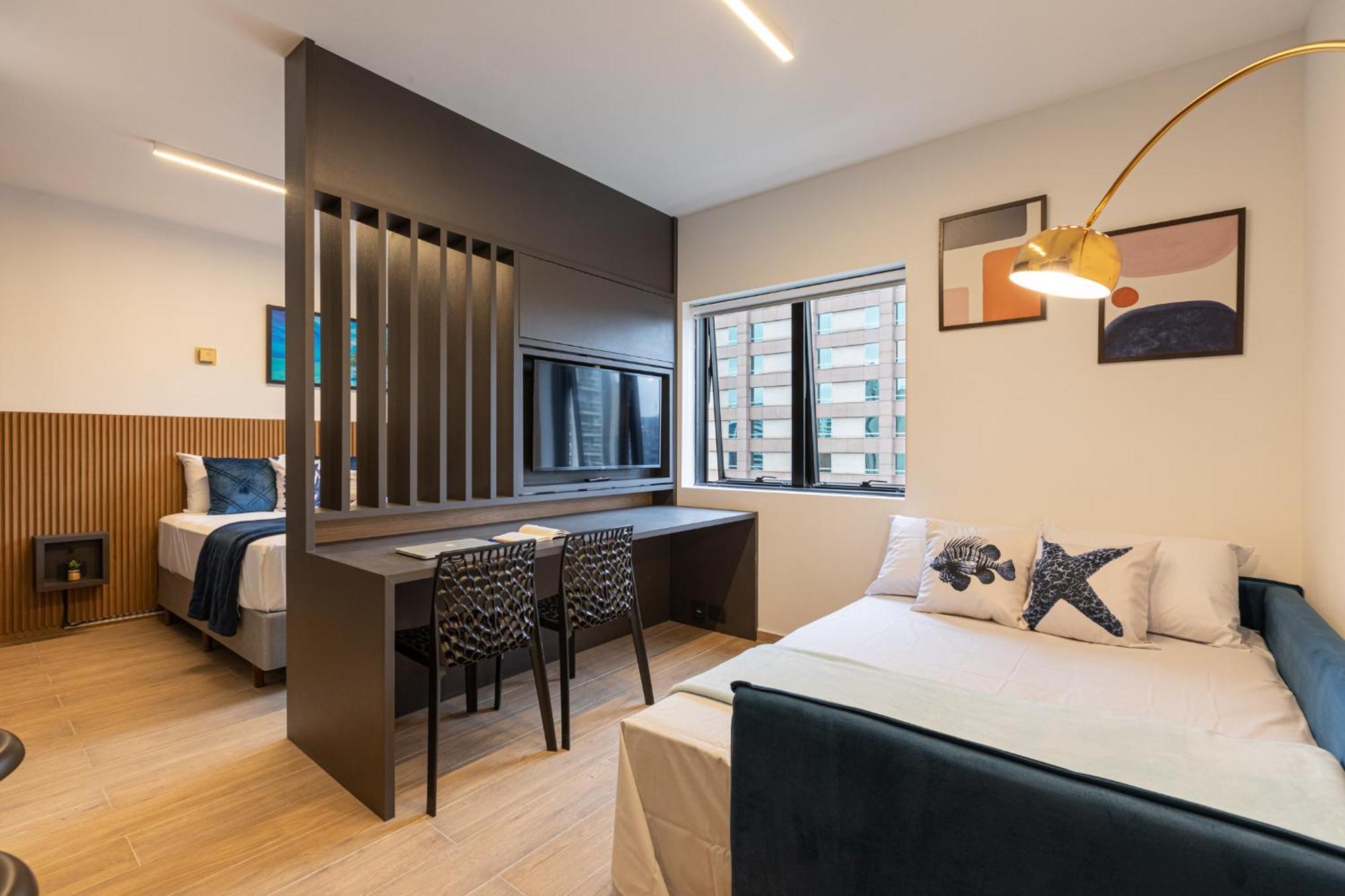 Apartamento Easy Star - Flat Gracioso Ao Lado Da Berrini - Pa01h São Paulo