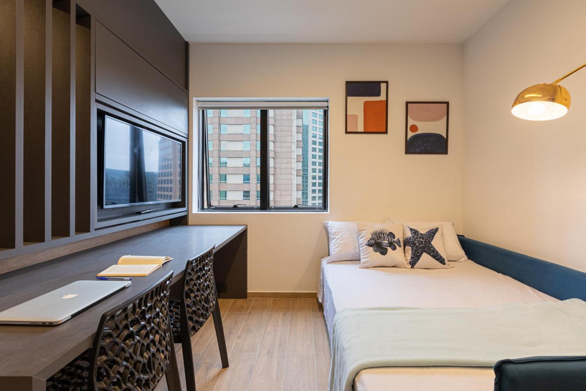 Apartamento Easy Star - Flat Gracioso Ao Lado Da Berrini - Pa01h